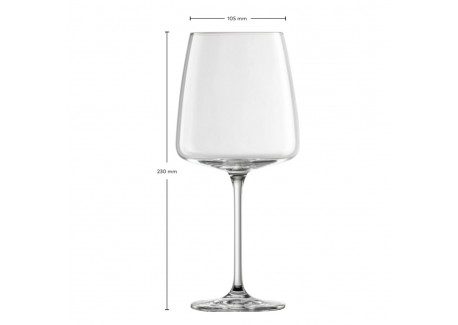Vivid Senses (Sensa) Velvet Wijnglas Wit/Rode Wijn 140 (2 stk)