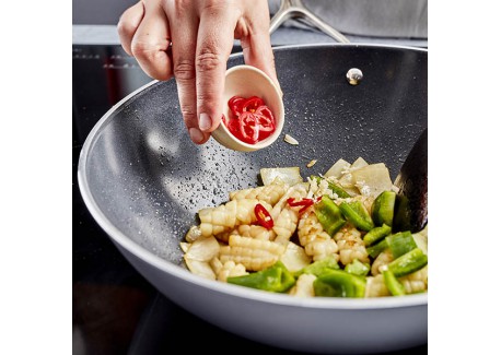 Alu Pro 5 Ceraforce keramik Wok met Antiaanbaklaag 30 cm