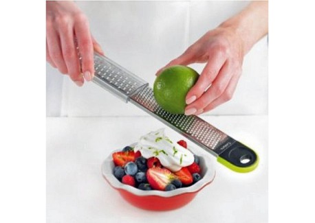 Double Râpe Fine/Large en Inox 36,5 cm