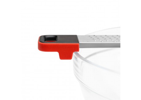 Double Râpe Fine/Large en Inox 36,5 cm