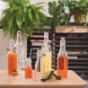 Voir la slide Swing Bouteille Carrée en Verre avec Clip Hermétique 1 L