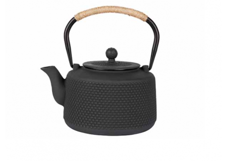 Théière Fonte avec Filtre Noir Mat 1,5 L