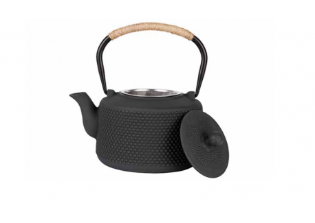 Théière Fonte avec Filtre Noir Mat 1,5 L