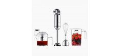 Mixeur Plongeant Multifonctions 3 en 1 Chrome Inox