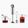 Zie dia 3 in 1 Multifunctionele Staafmixer Chroom RVS