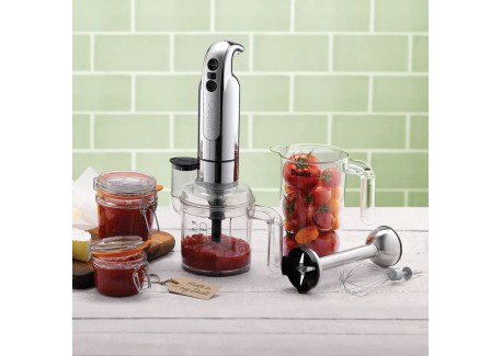 Mixeur Plongeant Multifonctions 3 en 1 Chrome Inox