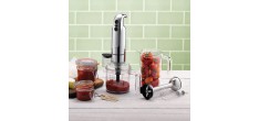 3 in 1 Multifunctionele Staafmixer Chroom RVS