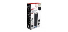 Line Preserve Pompe à Vin Electrique 14 cm Carbone 