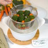 Voir la slide Panier à Pâtes / Friture en Inox pour l'Incroyable Cocotte 28 cm
