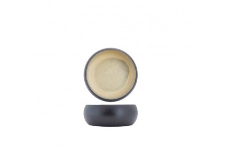 Divine Moon Bol Coupe Gris Anthracite/Ocre 11 cm 