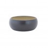 Zie dia Divine Moon Kom Antraciet Grijs/Oker 11 cm