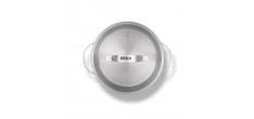 Cicla 3 Gerecycleerde RVS braadpan/stoofpot met Glazen deksel 20 cm 2,