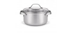 Cicla 3 Casserole/faitout Inox Recyclé avec couvercle en Verre 24 cm 5