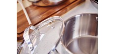 Cicla 3 Casserole/faitout Inox Recyclé avec couvercle en Verre 24 cm 5