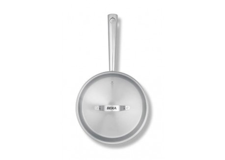 Cicla 3 Sauteuse Inox Recyclé avec Couvercle en Verre 24 cm 3,2 l