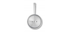 Cicla 3 Gerecycleerde RVS Sauteerpan met Deksel 24 cm 3,2 l