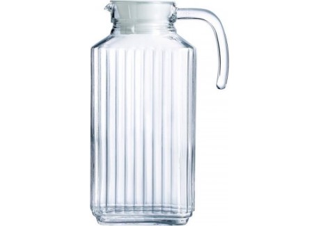 Quadro Glazen Waterkan met Deksel 1,7L