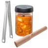 Zie dia Nativo Set om te Fermenteren Pot + Gewicht + Stamper + Tang