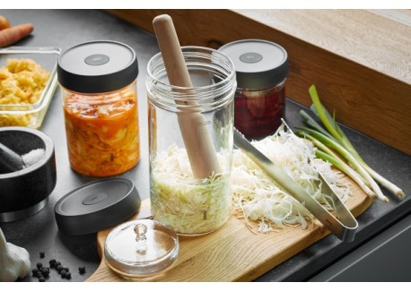 Nativo Set om te Fermenteren Pot + Gewicht + Stamper + Tang