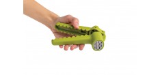 Garligator Groene Krokodil Knoflookpers + Reinigingsborstel