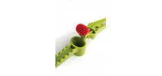 Garligator Presse Ail Crocodile Vert + Brosse de Nettoyage