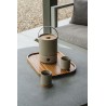 Voir la slide Uméa Set Théière avec Infuseur & Réchaud en Céramique Beige Sable 1,2