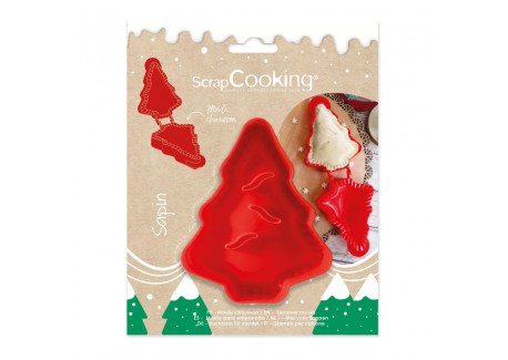 Mal voor Flap / Empanadas Kerstboom 11x9 cm