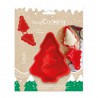 Zie dia Mal voor Flap / Empanadas Kerstboom 11x9 cm
