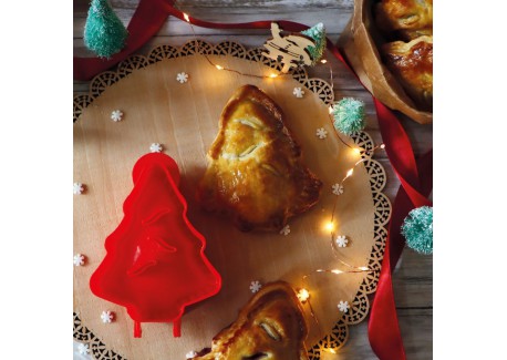 Moule pour Chausson / Empanadas Sapin Noël 11x9 cm 