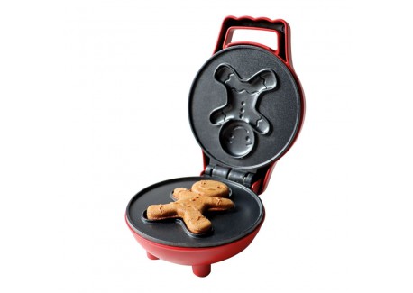 Mini Gaufrier "Gingerbreadman" Bonhomme Pain d'épices Noël Individuel