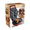 Zie dia Miniwafelijzer "Gingerbreadman" Individueel kerstpeperkoekmannetje