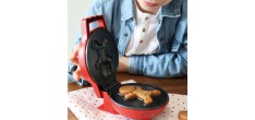 Mini Gaufrier "Gingerbreadman" Bonhomme Pain d'épices Noël Individuel