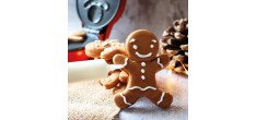 Mini Gaufrier "Gingerbreadman" Bonhomme Pain d'épices Noël Individuel