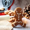 Zie dia Miniwafelijzer "Gingerbreadman" Individueel kerstpeperkoekmannetje