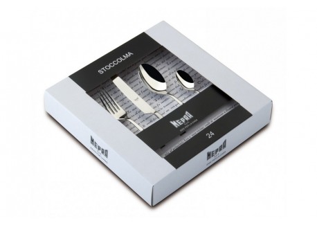 Stoccolma Set Couverts Inox 24 pcs