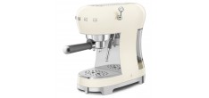 Machine à Café Expresso "Années 50" Compacte Blanc Crème ECF02CREU