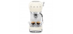 Machine à Café Expresso "Années 50" Compacte Blanc Crème ECF02CREU