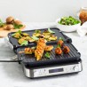 Voir la slide Bistro Grill et Plancha Electrique en Inox Plaques Réversibles 2 en 1