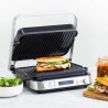 Voir la slide Bistro Grill et Plancha Electrique en Inox Plaques Réversibles 2 en 1
