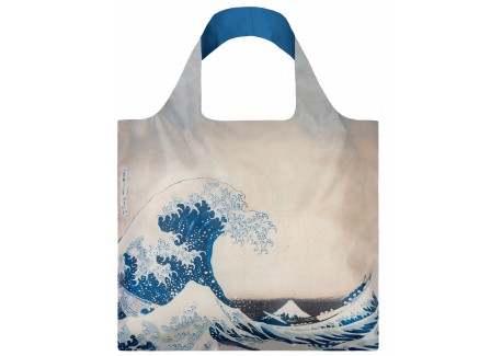Herbruikbare opvouwbare tas Museumcollectie Hokusai La Grande Vague