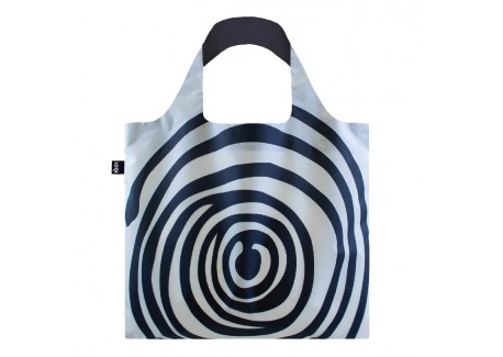 Sac Réutilisable Pliable Black Spirals 