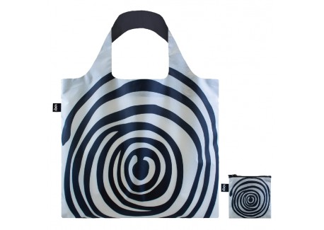 Sac Réutilisable Pliable Black Spirals 