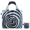 Zie dia Opvouwbare Herbruikbare Tas Black Spirals 