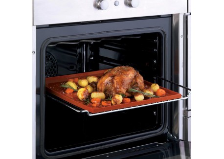 Anti-overloop siliconen ovenbakmat 42x35 cm