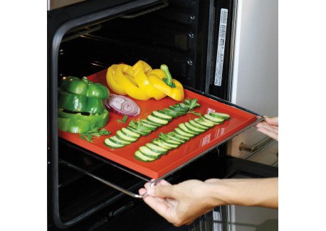 Anti-overloop siliconen ovenbakmat 42x35 cm