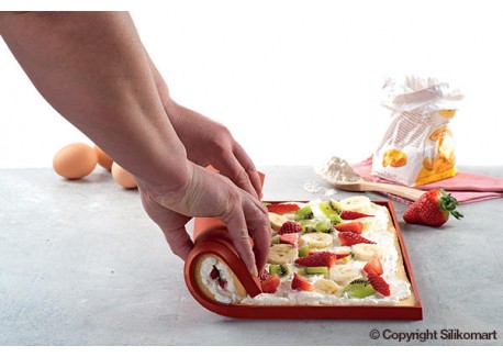 Anti-overloop siliconen ovenbakmat 42x35 cm