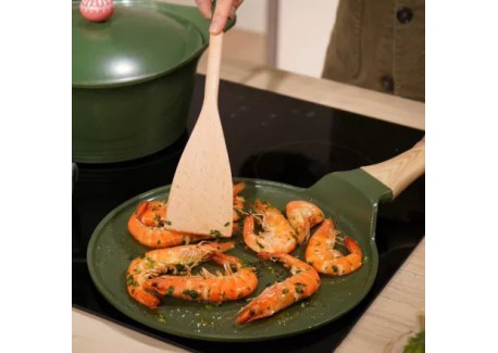Incroyable Crêpière Anti-Adhésive 26 cm Vert Fougère