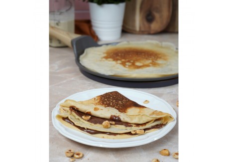 Incroyable Crêpière Anti-Adhésive 26 cm Bleu Myrtille