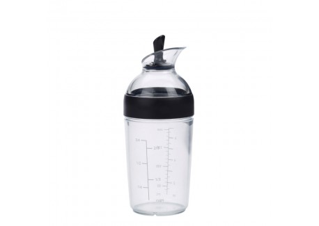 Shaker Mélangeur Vinaigrette 240 ml Noir