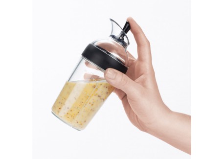 Shaker Mélangeur Vinaigrette 240 ml Noir